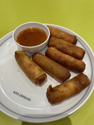 Thai spring rolls  at So Vegan - Bang Kapi in Bangkok