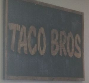 Simple rustic decor at Taco Bros  in Grimsley
