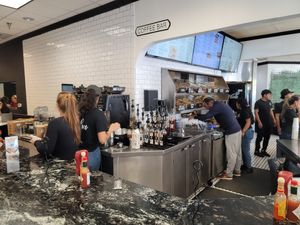 Busy place at Brooklyn Cafe in The Woodlands