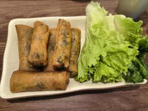 Minced rice dumplings at Tue Tam Vegan in Ninh Binh