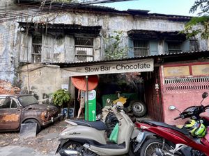 Outside of the chocolate shop   at 32Bar X in Bangkok