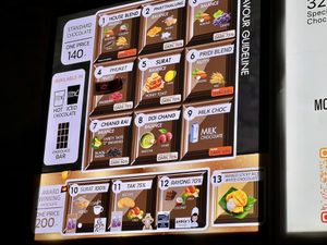 Chocolate menu   at 32Bar X in Bangkok