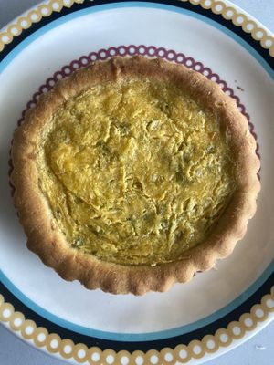 Quiche  at LAR vegan in Sao Paulo