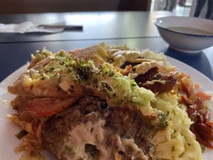 Heaps of Vegan Food w Soup  at LAR vegan in Sao Paulo