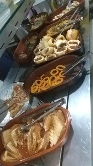 Noite de Buffet junk food at LAR vegan in Sao Paulo