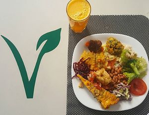 Vegan lunch at LAR vegan in Sao Paulo