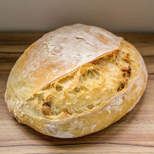 Bread at LAR vegan in Sao Paulo