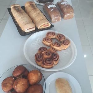 Bakery goods at LAR vegan in Sao Paulo