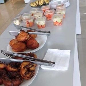 Bakery goods at LAR vegan in Sao Paulo