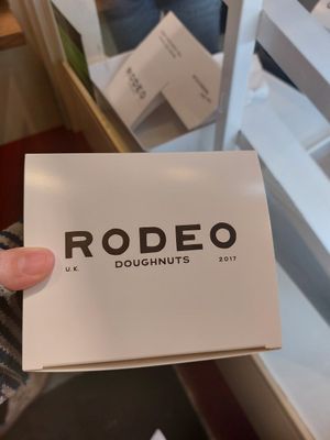Box at Rodeo Doughnuts - Fleet St in London