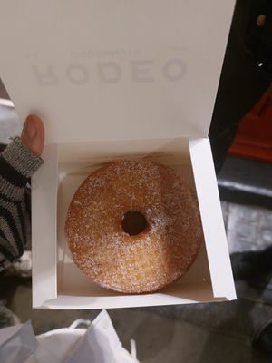 Simple doughnut (sugar) at Rodeo Doughnuts - Fleet St in London