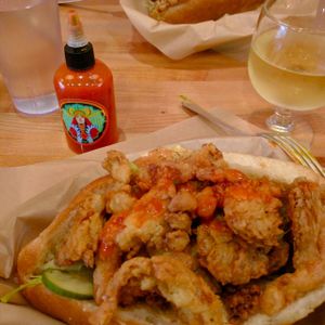 Chicken Fried Po-Boys! Oh boy!!! at Mother in Sacramento