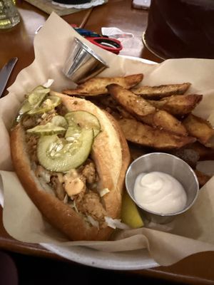 Mushroom Po Boy  at Mother in Sacramento