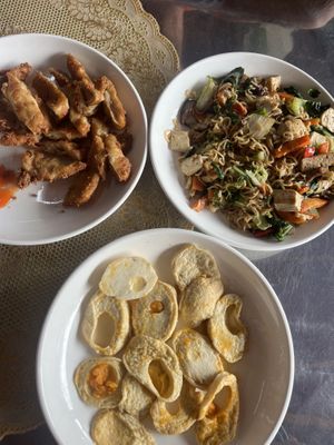   at H&H Vegetarian Food & Pizza in Vang Vieng