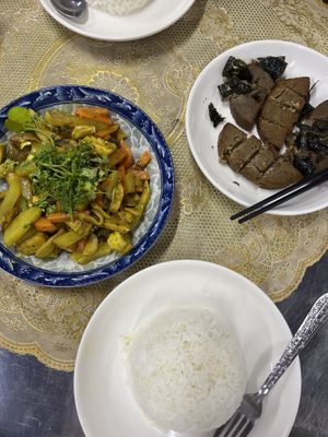   at H&H Vegetarian Food & Pizza in Vang Vieng