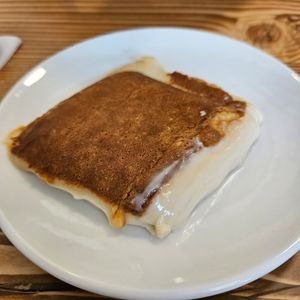 kazandibi at Vegan Masa - Kadikoy in Istanbul