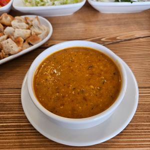 ezogelin çorbası at Vegan Masa - Kadikoy in Istanbul