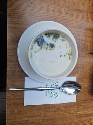 Yayla çorbası at Vegan Masa - Kadikoy in Istanbul