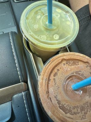 Matcha & Whirlwind Hill   at Pedals Smoothie & Juice Bar in Durham