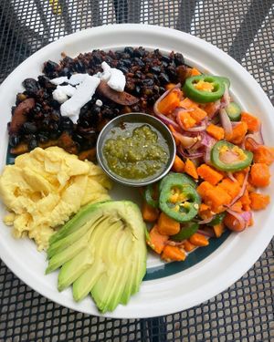   at Blissful Banana Cafe in Orland Park