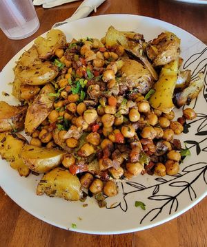 Snarf's Vegan Scramble at Blissful Banana Cafe in Orland Park