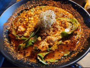 No 8 Red hot miso at REDWHITE BONELESS RAMEN - DTLA in Los Angeles