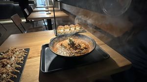   at REDWHITE BONELESS RAMEN Downtown Los Angeles in Los Angeles