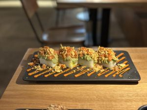   at REDWHITE BONELESS RAMEN Downtown Los Angeles in Los Angeles