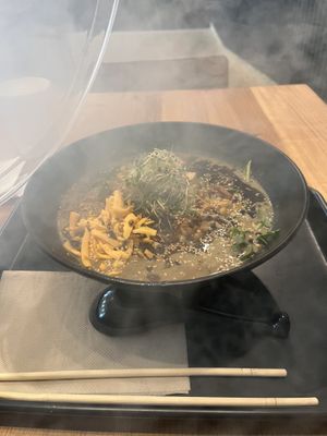 Yuzu sesame ramen  at REDWHITE BONELESS RAMEN Downtown Los Angeles in Los Angeles