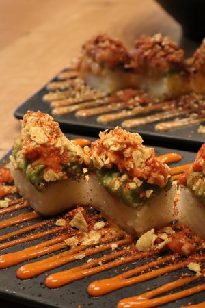   at REDWHITE BONELESS RAMEN Downtown Los Angeles in Los Angeles