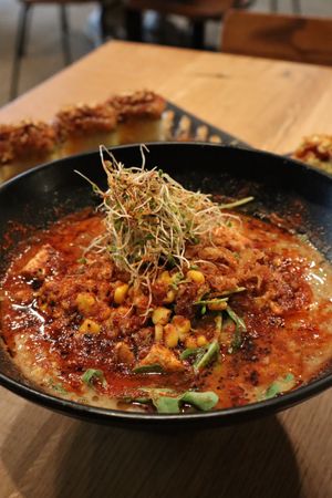   at REDWHITE BONELESS RAMEN Downtown Los Angeles in Los Angeles