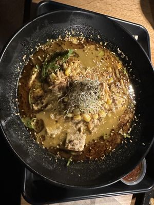   at REDWHITE BONELESS RAMEN Downtown Los Angeles in Los Angeles