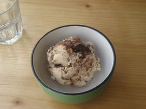 Peanut butter fudge swirl ice cream at Wildebeest in Falmouth