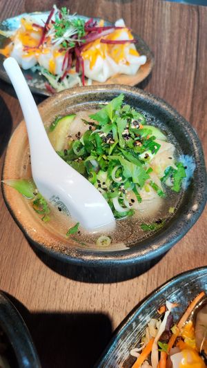 9 Wonton Wonder soup at CHAM - the vegan kitchen in Hannover