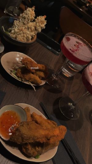 Vegane Shrimps & Austernpilze   at CHAM - the vegan kitchen in Hannover