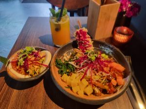 Bao Bun und Udon at CHAM - the vegan kitchen in Hannover