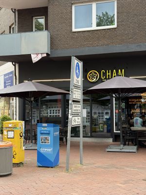 outside  at CHAM - the vegan kitchen in Hannover