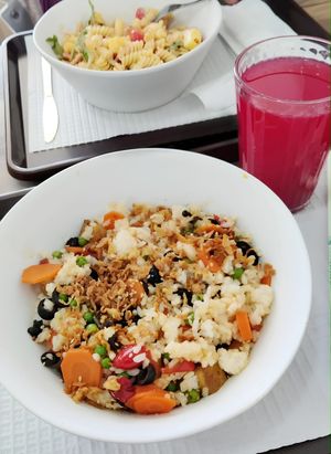 Salad with ingredients of your choice (vegan). at Alecrim in Vila Real De Santo Antonio