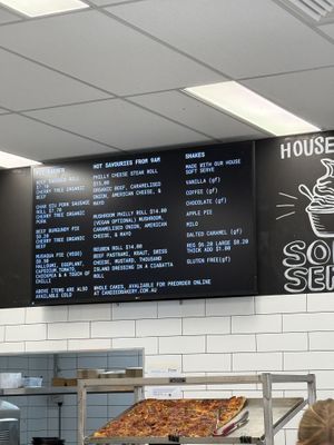 Menu  at Candied Bakery in Spotswood