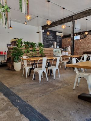 Inside at Higher Taste Plant Based in Long Beach