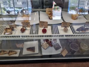 Cakes at Higher Taste Plant Based in Long Beach