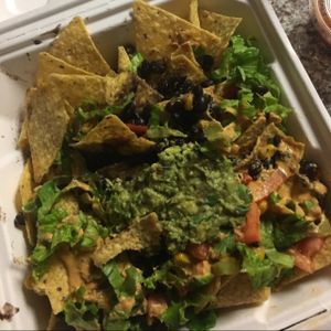 Nachos at Higher Taste Plant Based in Long Beach