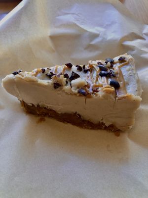 Peanut butter Cheesecake   at Higher Taste Plant Based in Long Beach