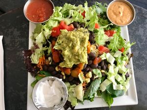 Fiesta Salad at Higher Taste Plant Based in Long Beach