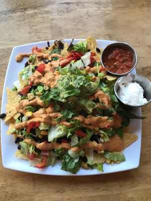 Nachos!! at Higher Taste Plant Based in Long Beach