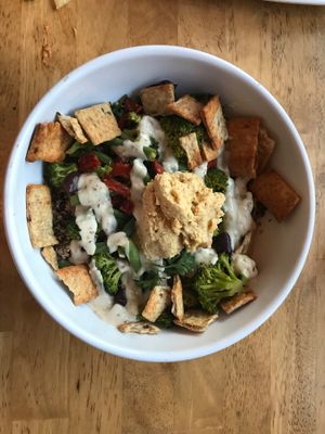 Mediterranean Bowl  at Higher Taste Plant Based in Long Beach