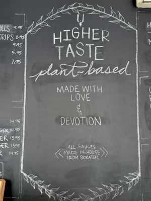   at Higher Taste Plant Based in Long Beach