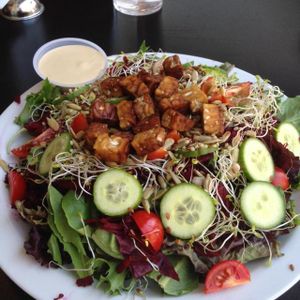 hippy salad at Higher Taste Plant Based in Long Beach