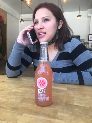 My lady friend here in AHIMSA VEGAN  at Higher Taste Plant Based in Long Beach