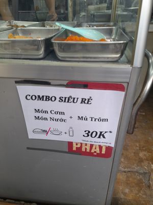 Notice at Phuoc Duyen Vegan in Ho Chi Minh City